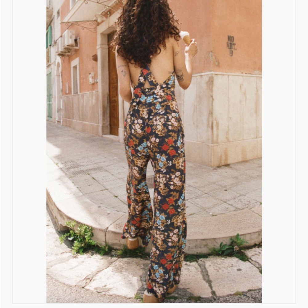 Spell Blue FLORA JUMPSUIT Medium - Picture 2 of 6